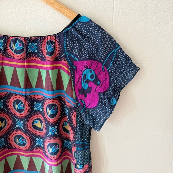 Marc Jacobs Colorful Patterned Silk Dress - Picture 3 of 10